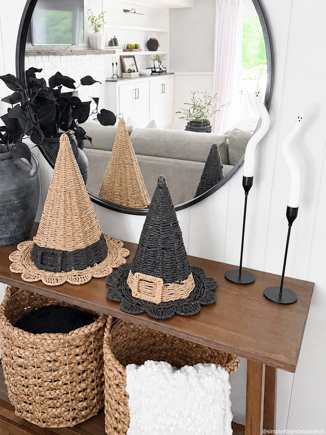 Woven Witch Hat