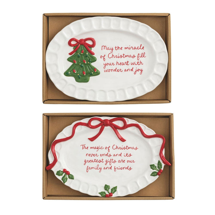 Tree Boxed Sentiment Plate