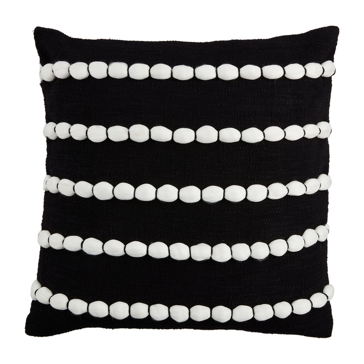 Pom Striped Pillow