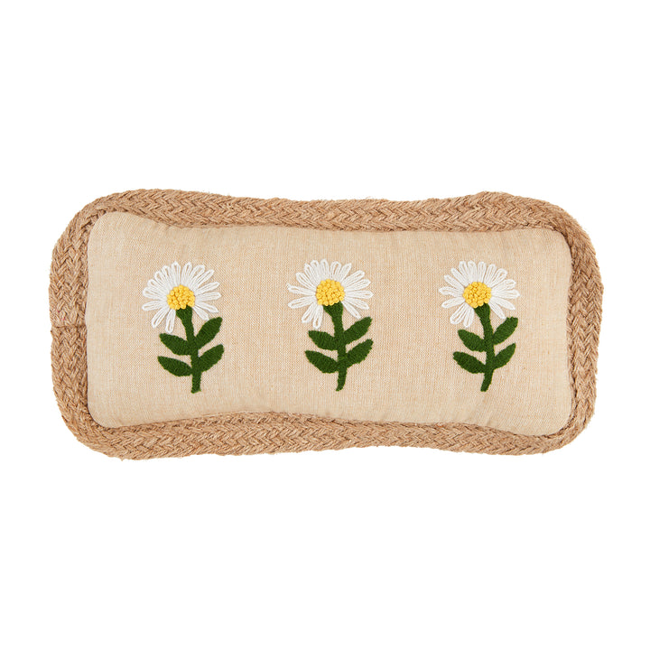 Mini Floral Embroidery Pillow