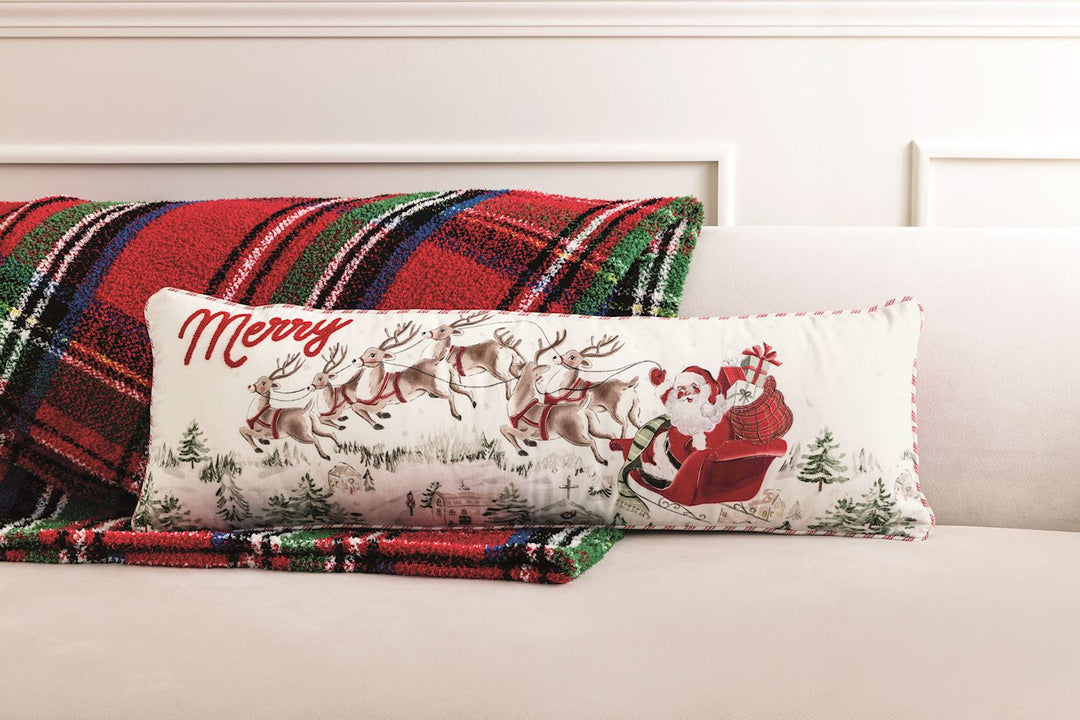 Santa Scene Pillow