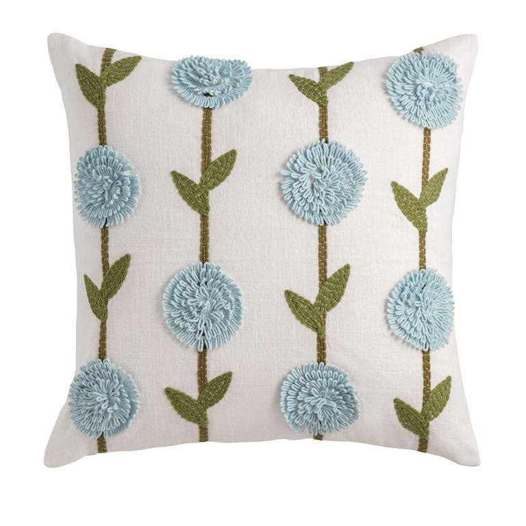 Square Hydrangea Pillow