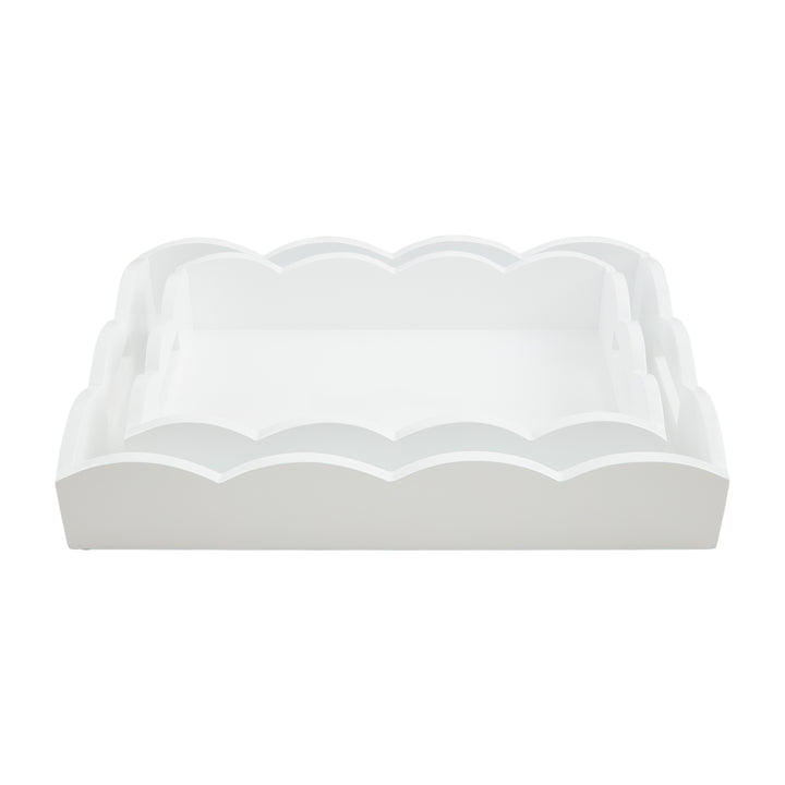 Scalloped Lacquer Tray