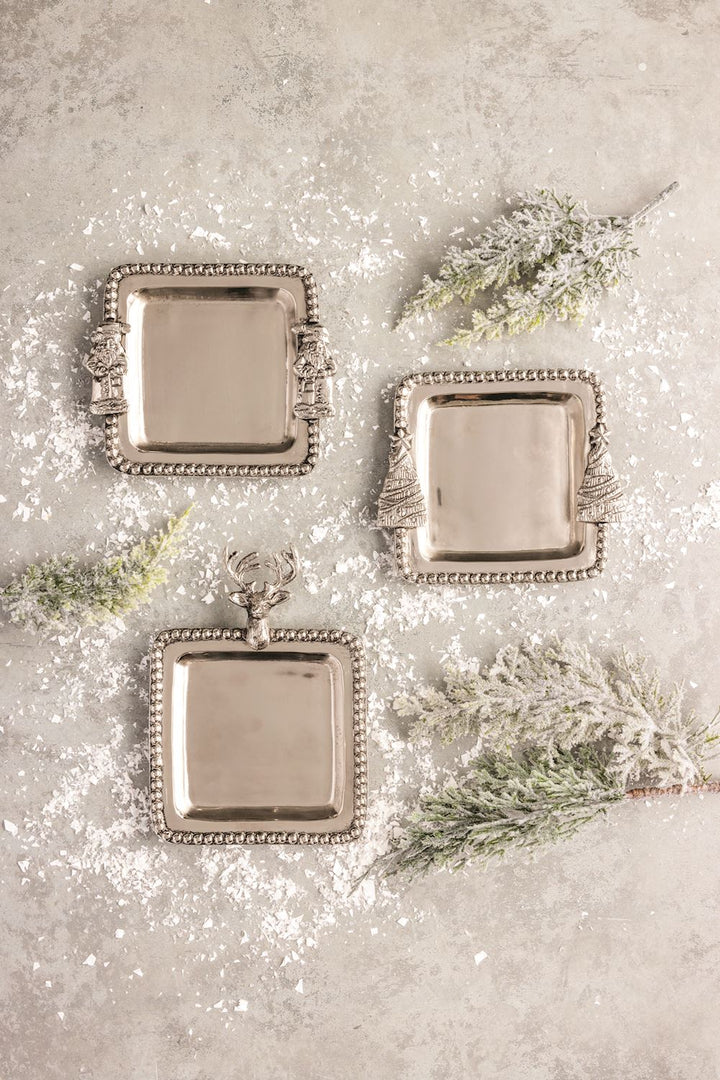 Figural Handle Trinket Tray