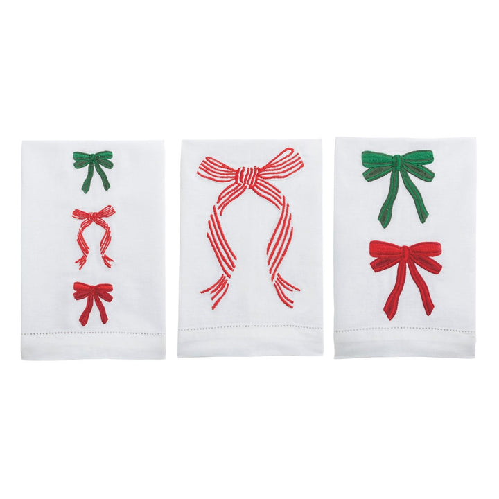 Bow Embroidered Towel