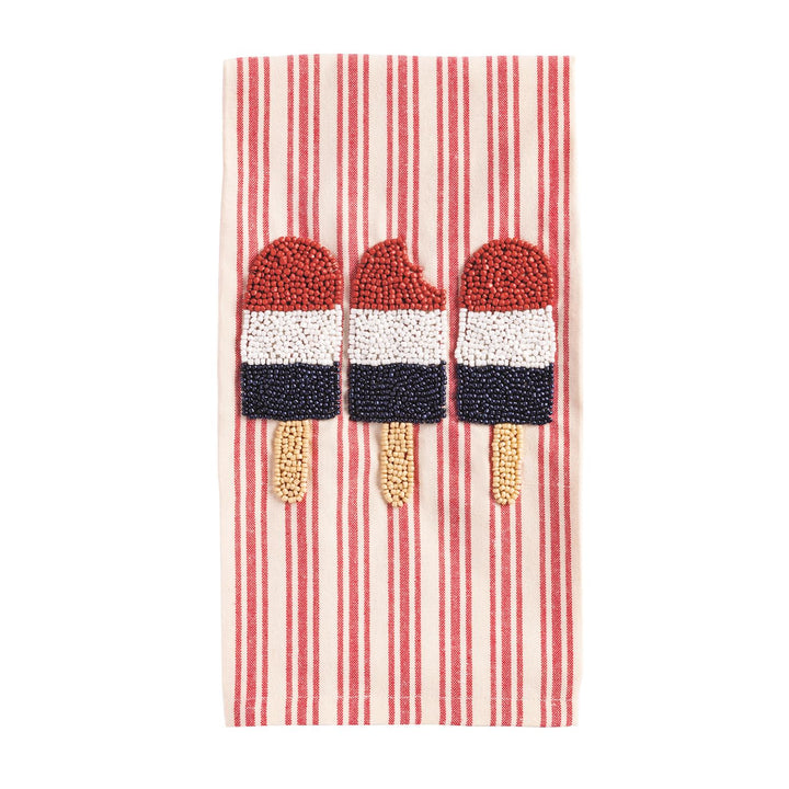Patriotic Beaded Towel