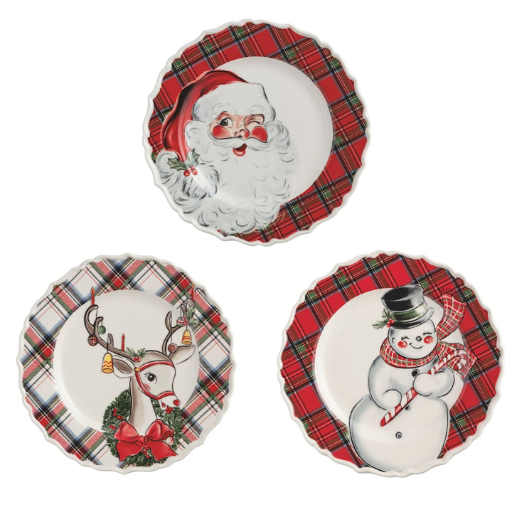 Christmas Icon Salad Plate