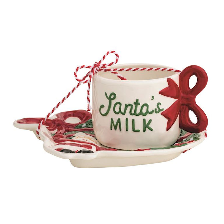 Santa Milk &amp; Cookie Set