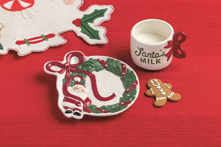 Santa Milk &amp; Cookie Set