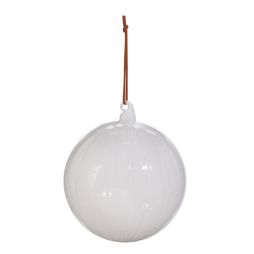 White Ball Ornament