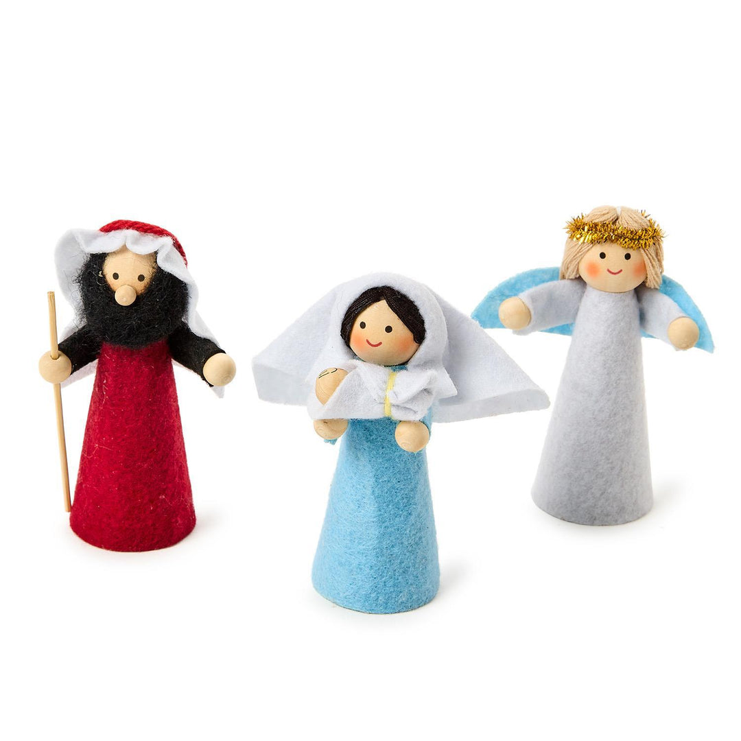 Handcrafted Felt Nativity Set