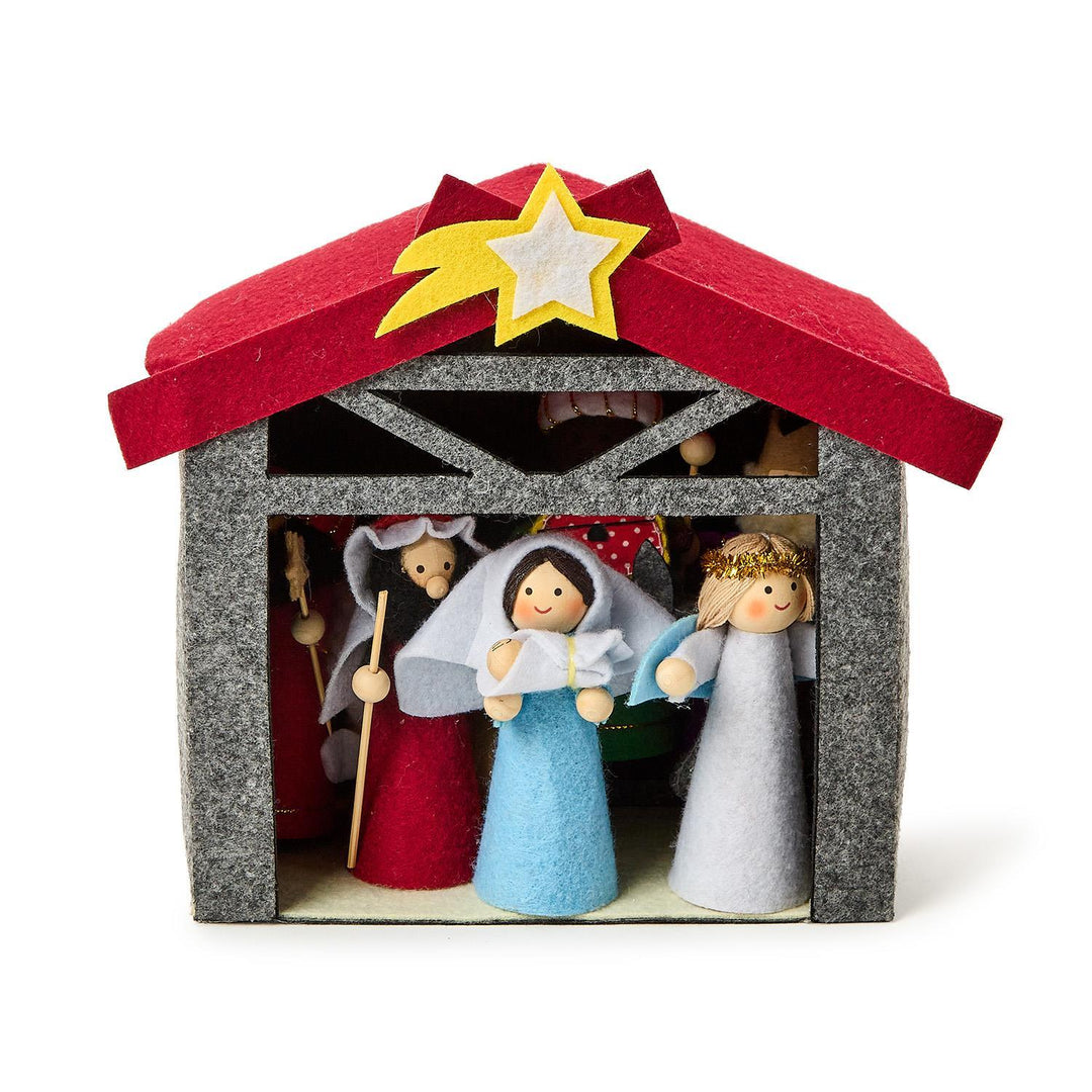 Handcrafted Felt Nativity Set