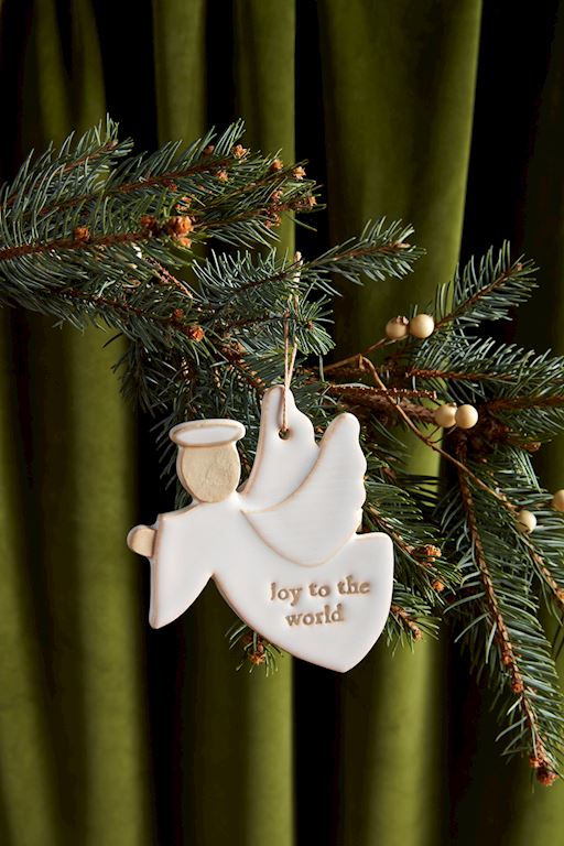 Textured Nativity Ornament