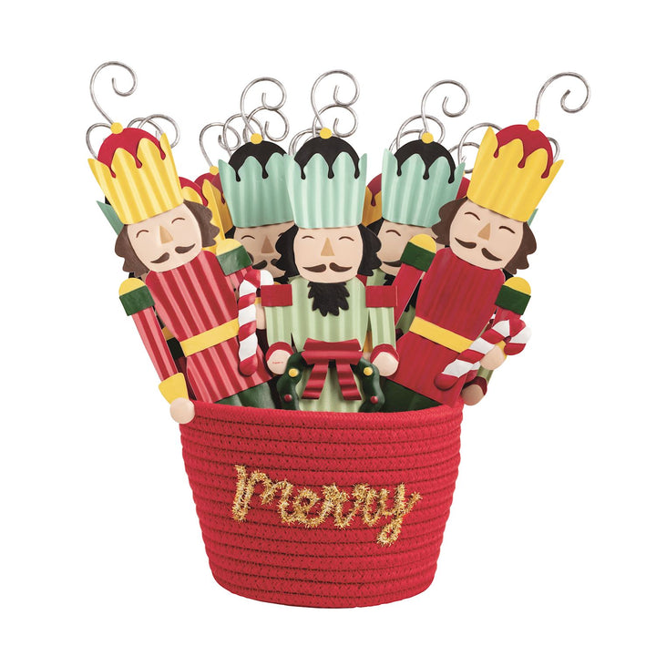 Tin Nutcracker Ornament