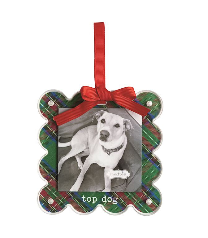 Tartan Photo Ornament