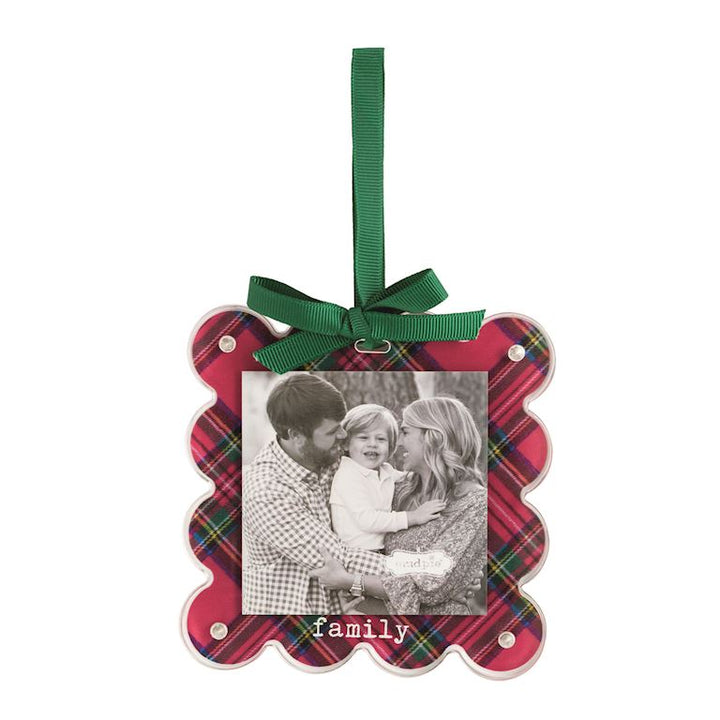 Tartan Photo Ornament