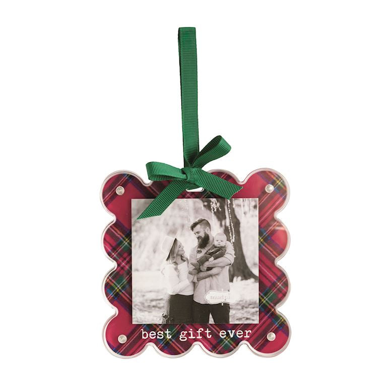 Tartan Photo Ornament