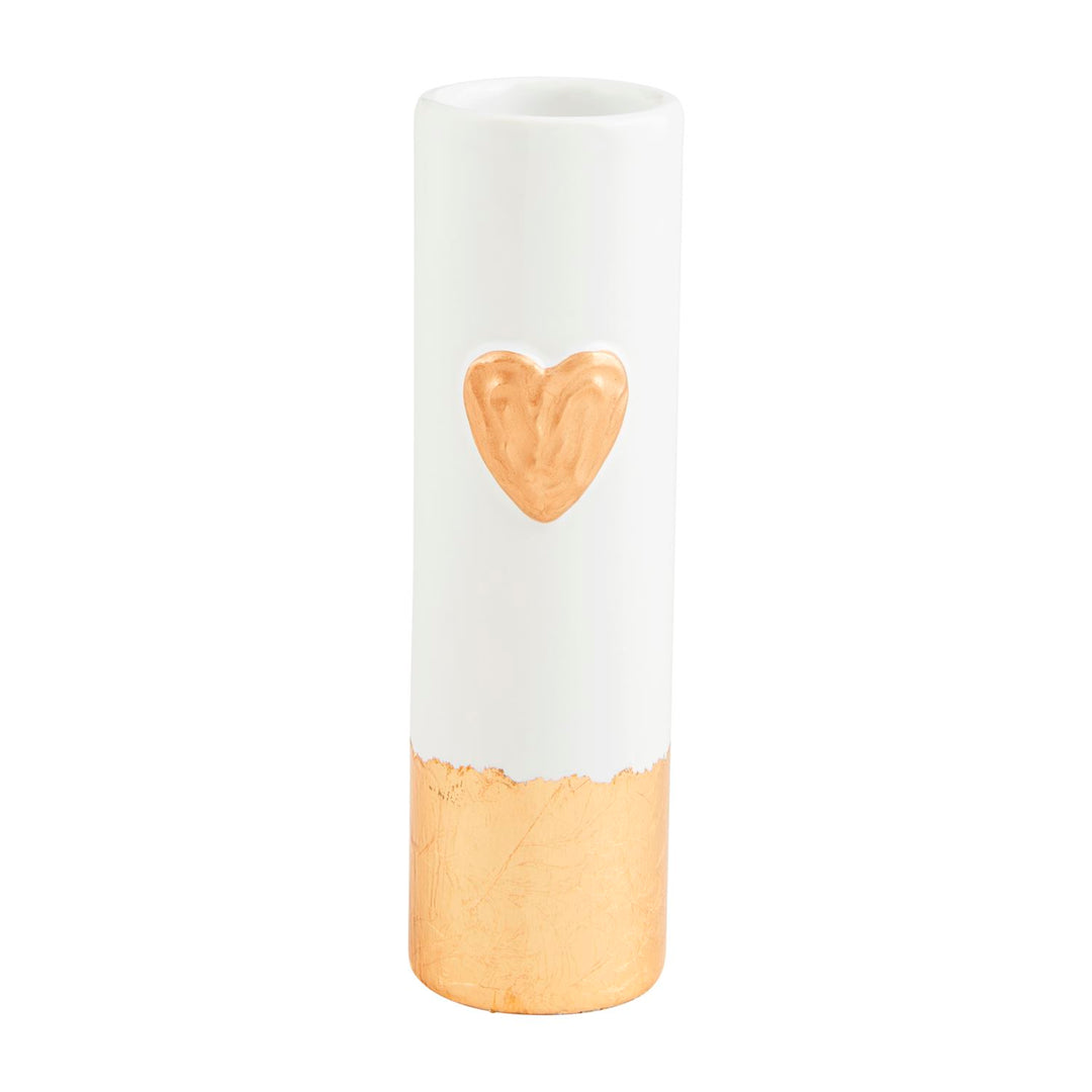 Painted Gold Bud Vase