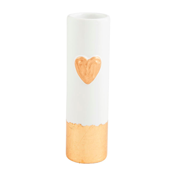 Painted Gold Bud Vase