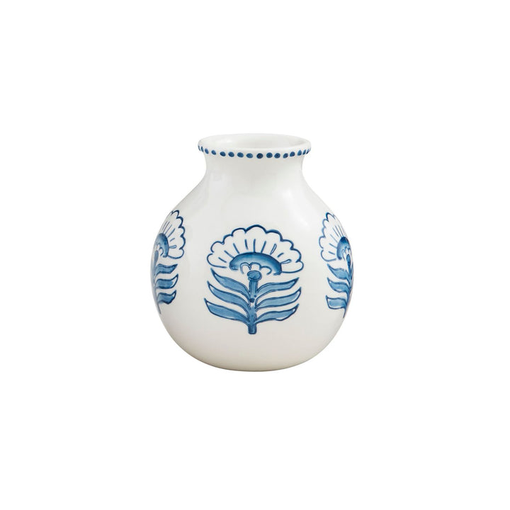 Block Print Flower Vase