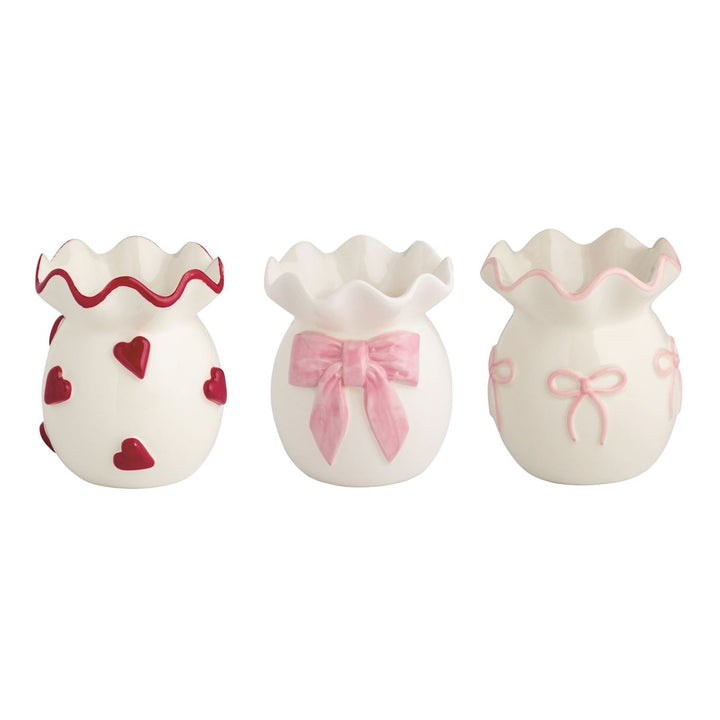 Ceramic Ruffle Bud Vase