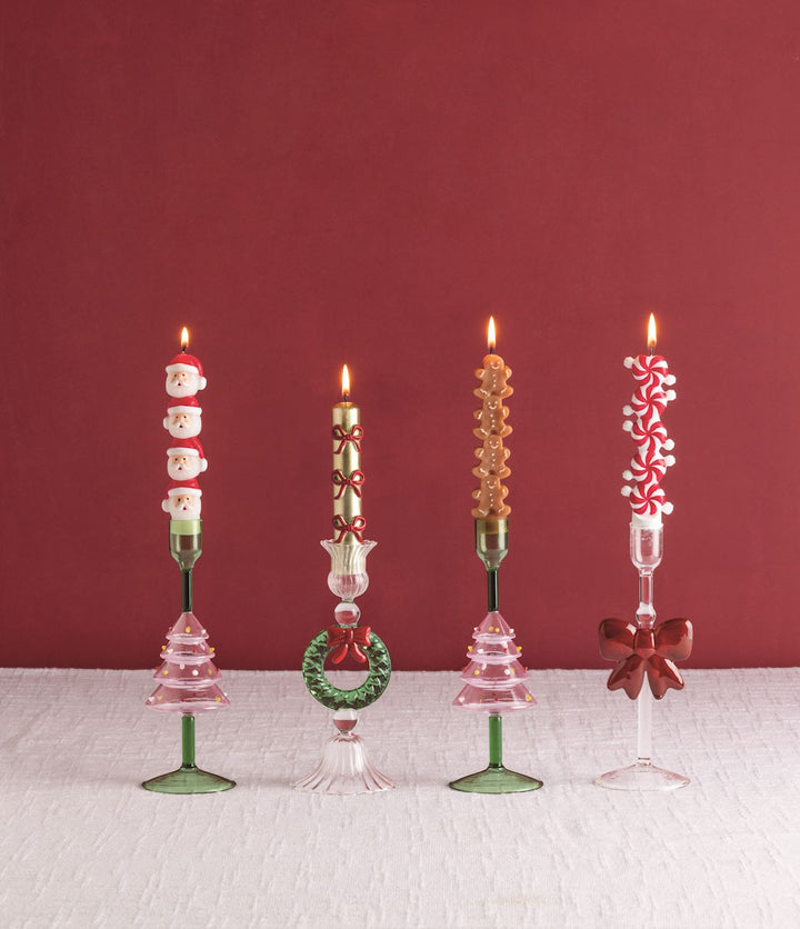Christmas Mini Taper Candle Set