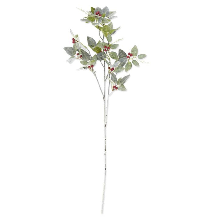 Glittered/Flocked Fittonia Stem