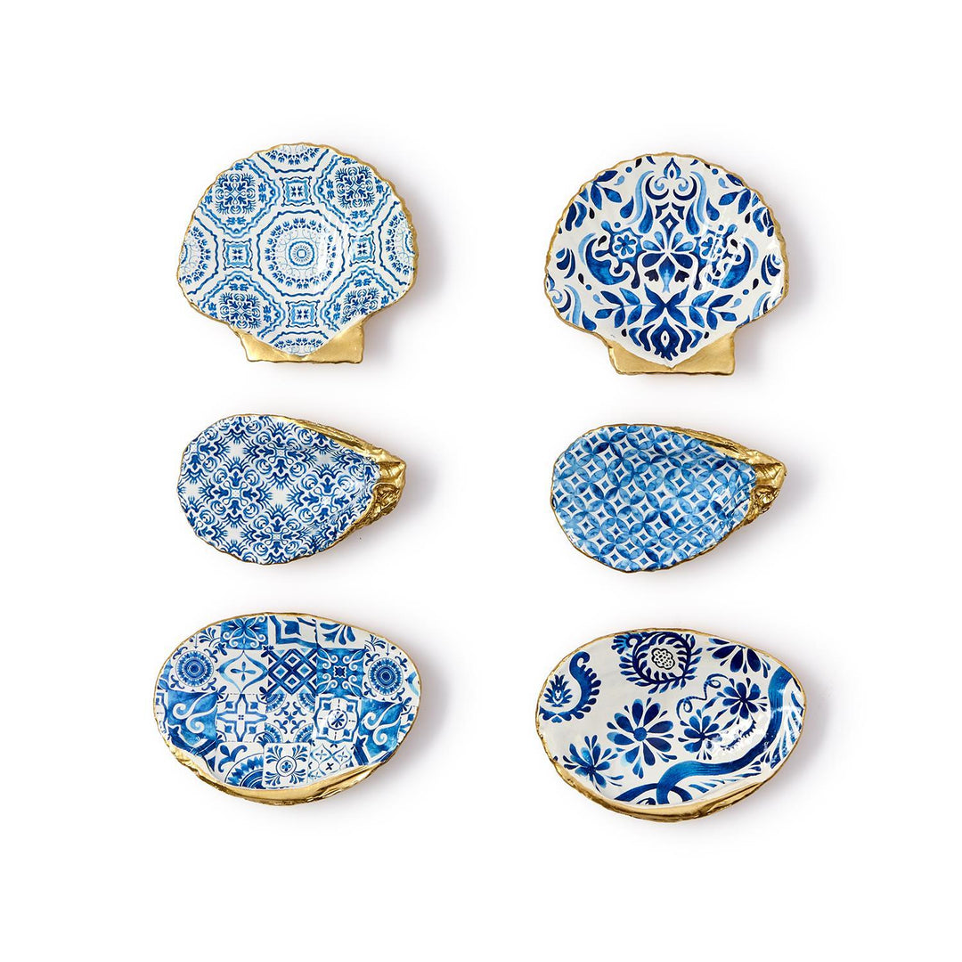 Painted Shell Trinket Tray