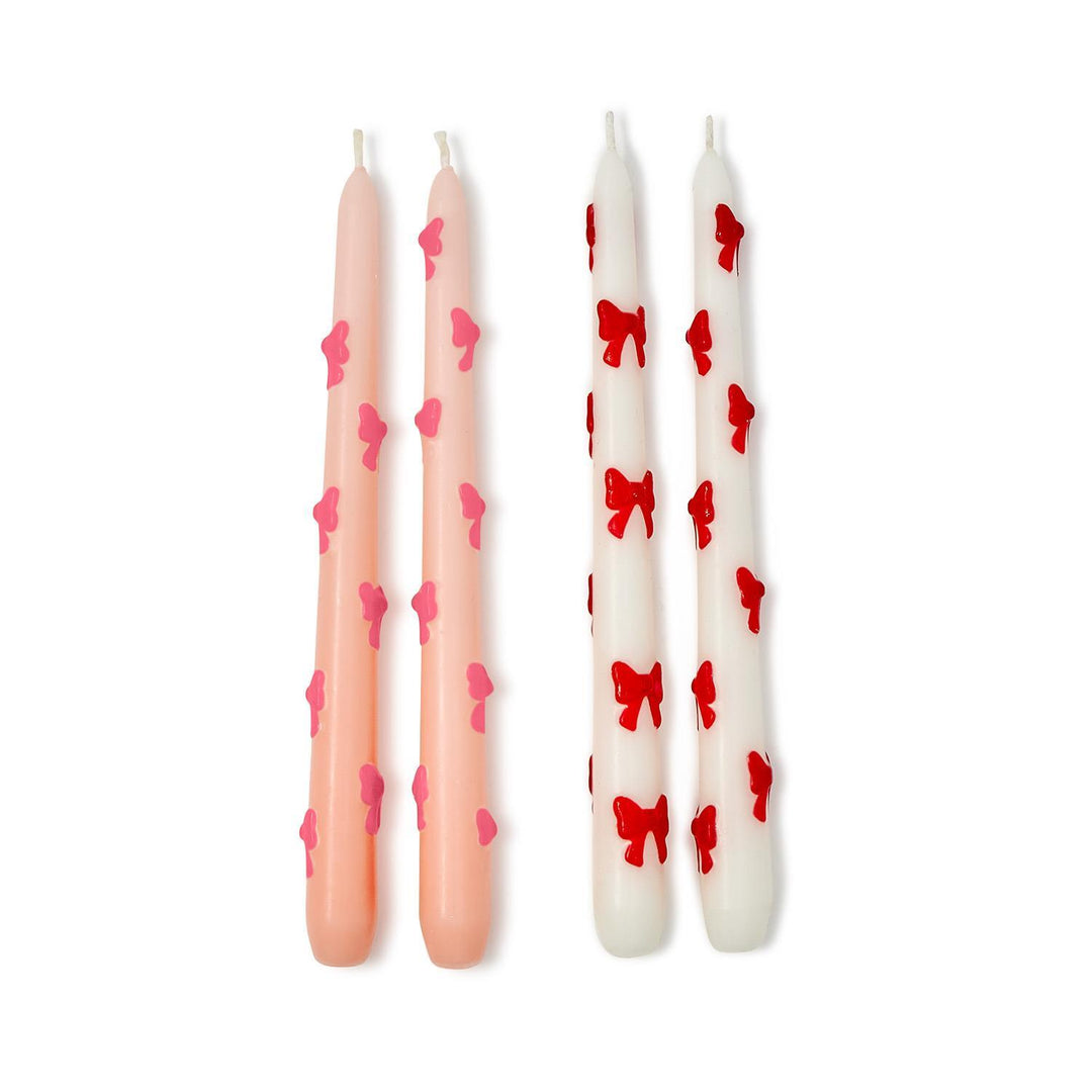 Bow Taper Candles