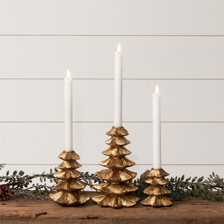 Gold Tree Candle Holder