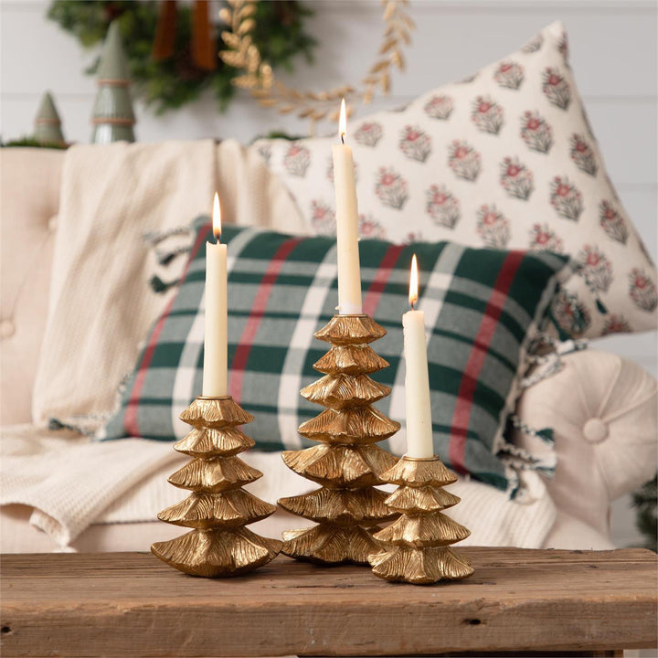 Gold Tree Candle Holder