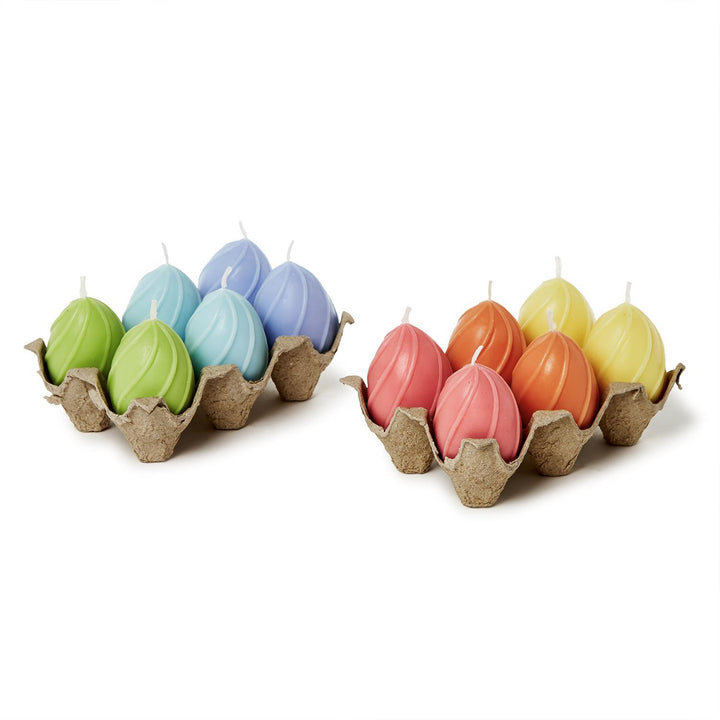 Egg Candles in Egg Crate