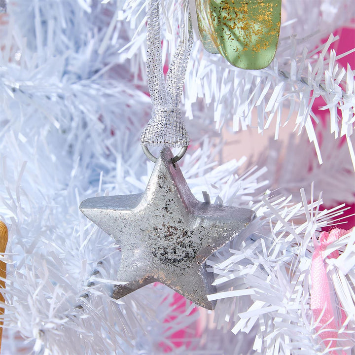 Bright Metallic Star Ornament