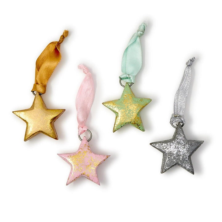Bright Metallic Star Ornament