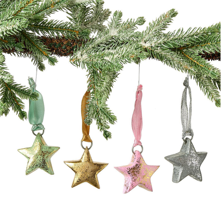 Bright Metallic Star Ornament