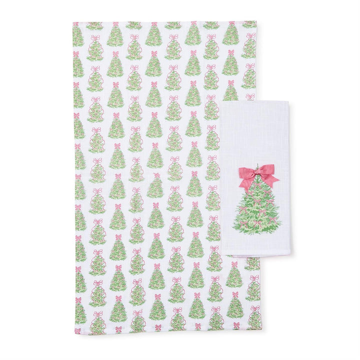 Dish Towel Set w/Bow