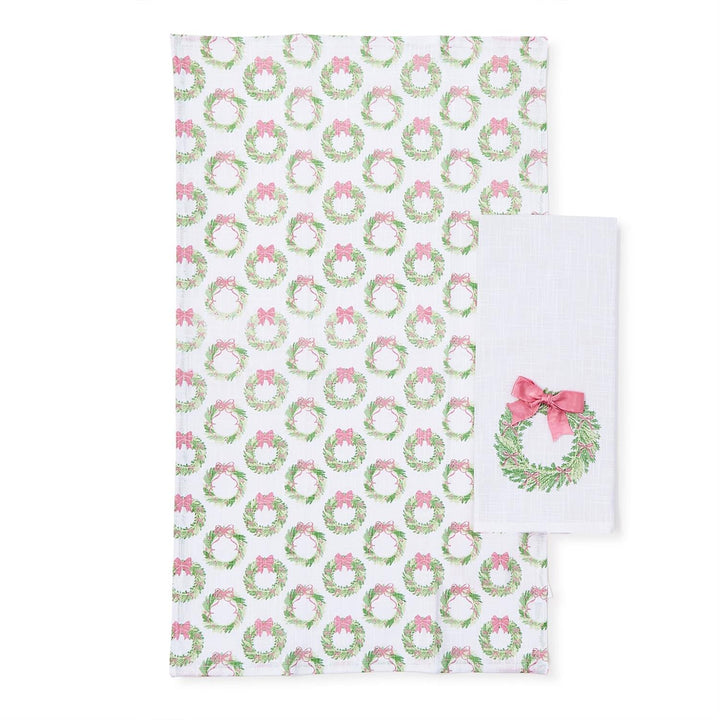 Dish Towel Set w/Bow