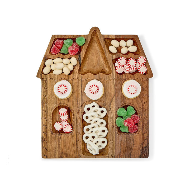 Gingerbread House Charcuterie Board