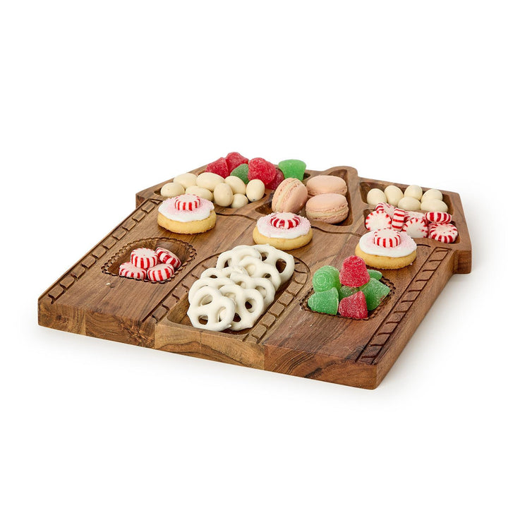 Gingerbread House Charcuterie Board