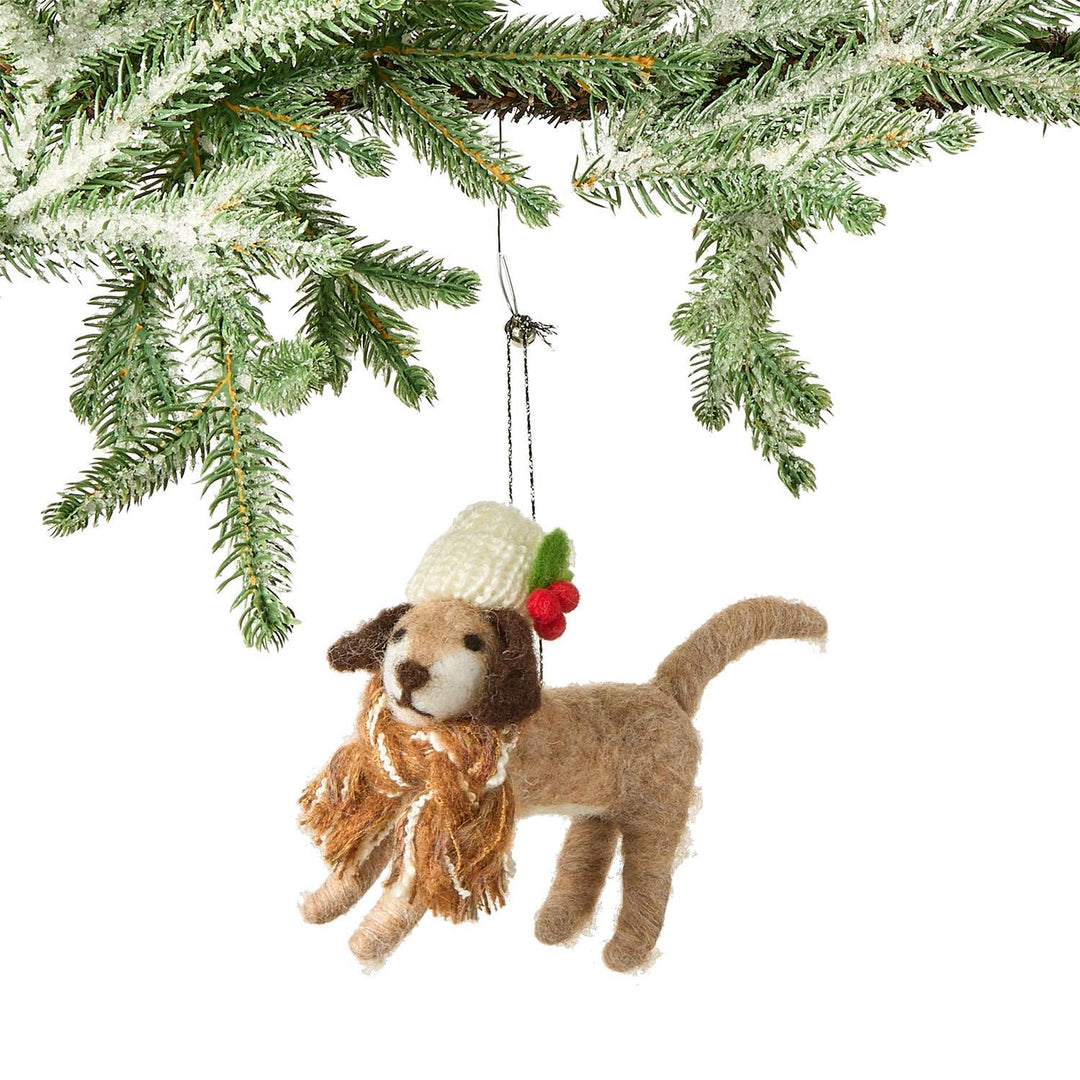 Felt Dog Ornaments