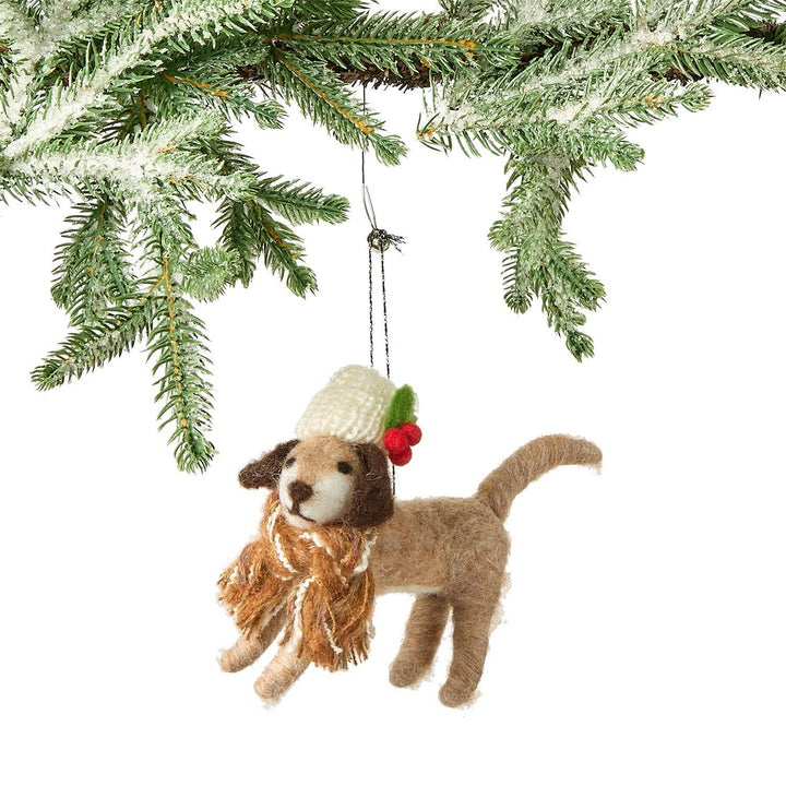 Felt Dog Ornaments