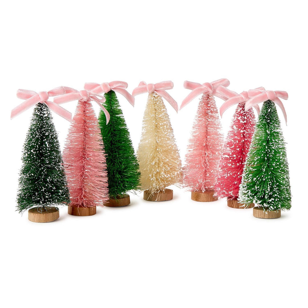 Bottlebrush Trees, Set of 7