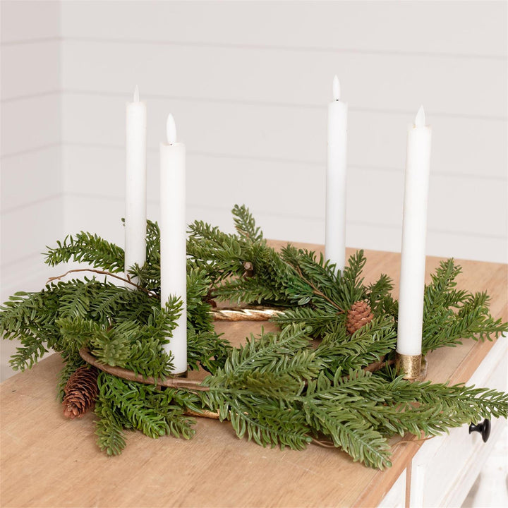 Gold Wreath Candelabra