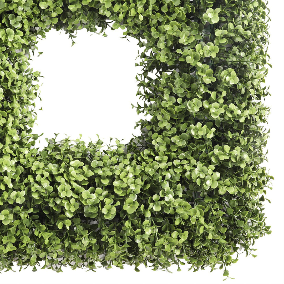 Boxwood Square Wreath, UV 20"