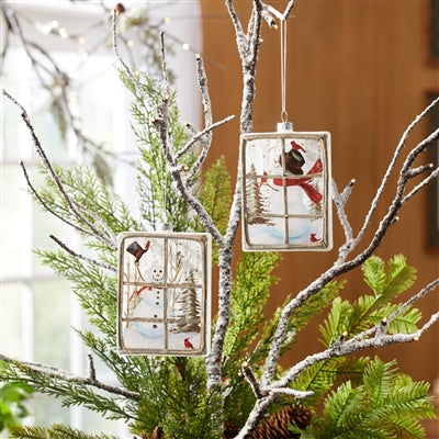 Snowman Window Ornament