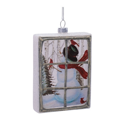 Snowman Window Ornament