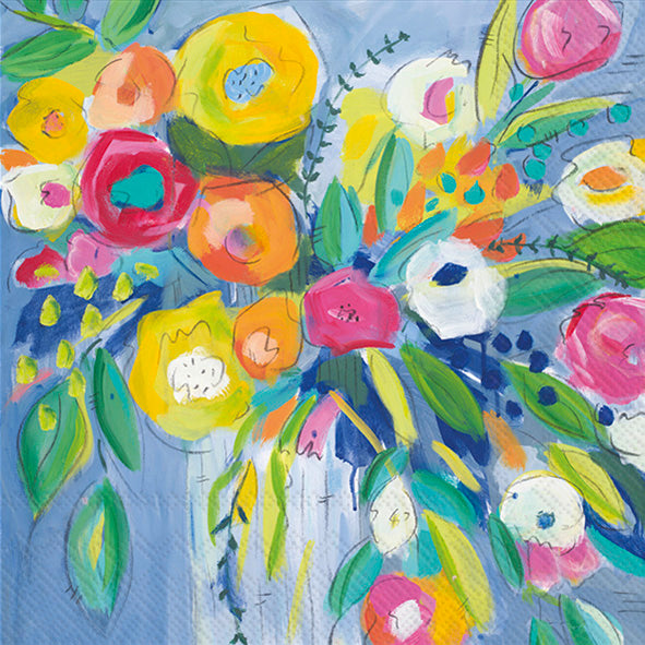 Cheerful Blossoms Cocktail Napkins