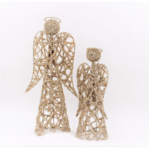 Gold Tinsel Angel