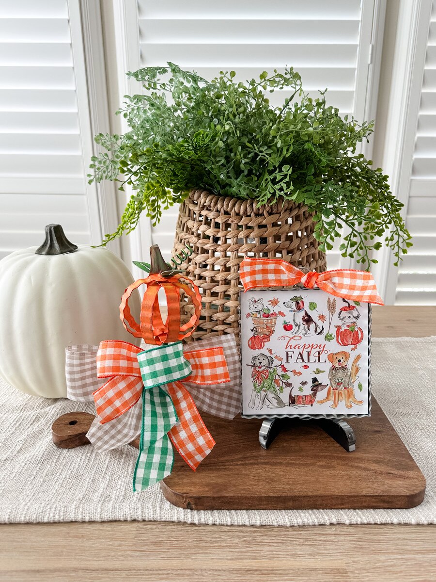 Mini Puppy Fall Print
