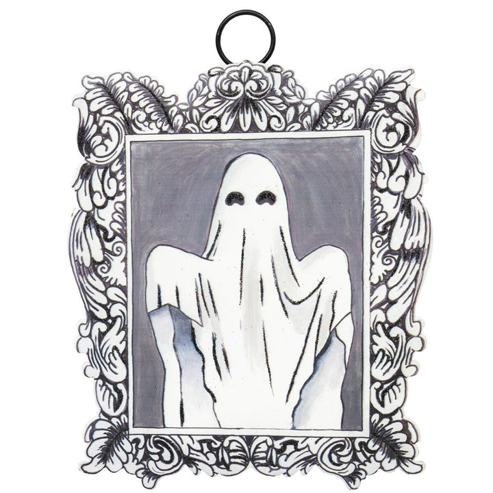 Mini Gallery Square Baroque Ghost Charm